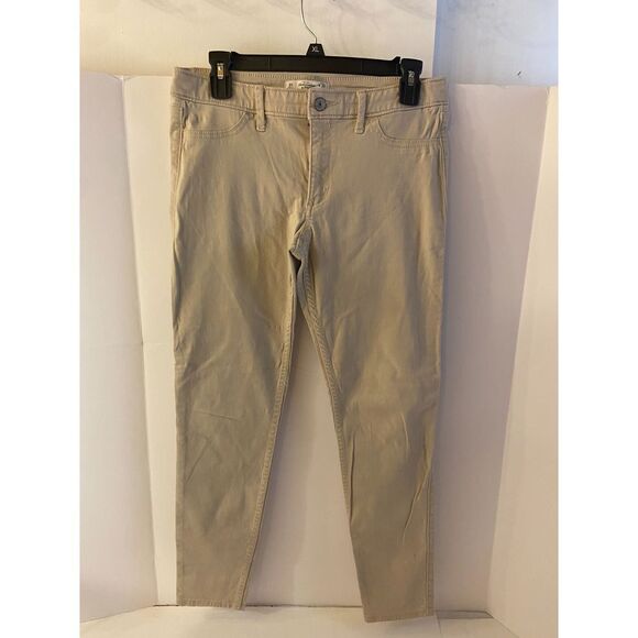 Abercrombie and Fitch Khaki Skinny Pants Leggings W29L29 size 8r - Picture 9 of 9